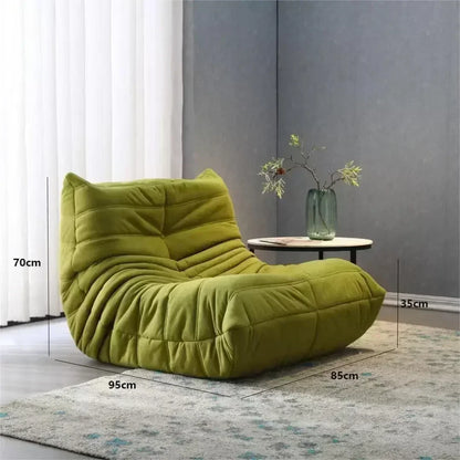 Living Room Can Sleep or Lie on Balcony Bedroom Single Sofa Internet Famous Leisure Chairs Recliner Caterpillar Lazy Sofa