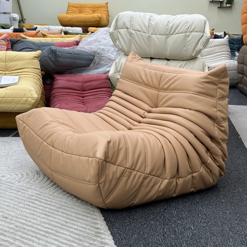 Lazy sofa sofa light luxury simple chair suede freehand space recliner