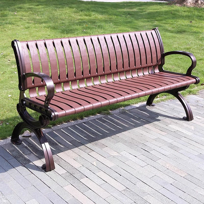 Automatic Convertible Contemporary Plastic Wood Waterproof Sunscreen Aluminum Alloy Park Chair & Outdoor Bench