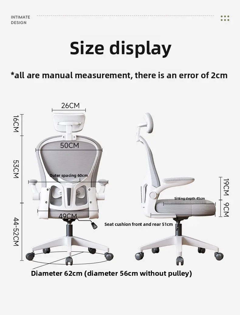 New model Computer chair Dormitory chair Ergonomic chair Learning seat Computer chair with waist rest