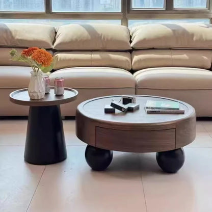 Ornaments Wood Coffee Table Luxury Mechanism Premium Oval Coffee Tables Modern Nordic Mesas De Centro Para Sala Home Furniture