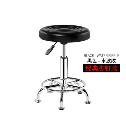 Bar Chair Bar Chair Stool Stool Haircut Chair Rotating Lifting Round Stool Backrest Pulley Chair Large Work Stool Supply