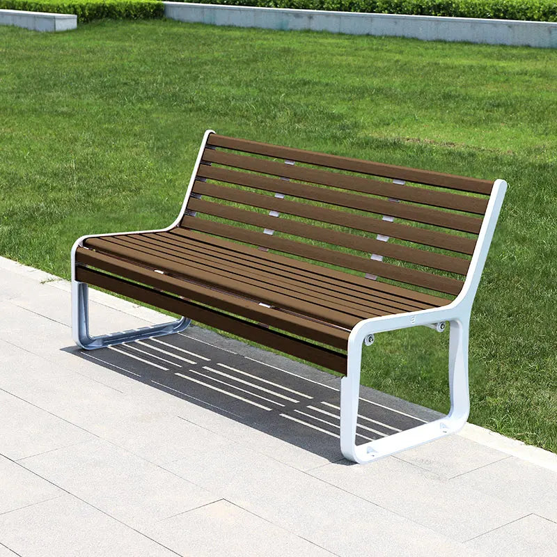 Banc en bois personnalisé, utilisation extérieure et intérieure, chaise écologique entièrement en bois, bonne banc d'attente de jardin porteur