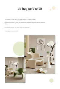 Creative Single Sofa Designer Single Chair Negotiation Table And Chairs Leisure Sofa Rest Area Hotel Sofa Chairs