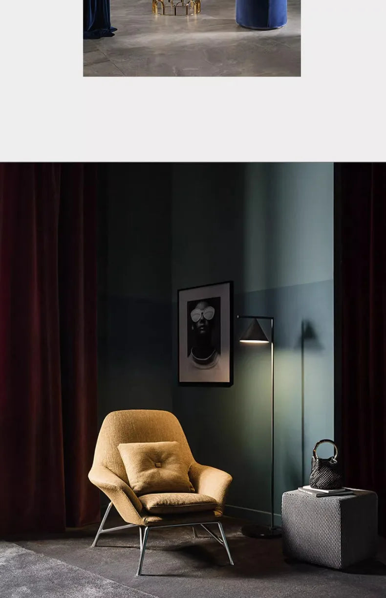 Luxury Nordic Minimalist Blackout Velvet Curtains for Bedroom Living Room Orange Home Decor Custom Tulle and Valance