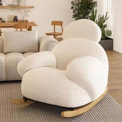 Single Recliner Rocking Chair Living Room Furniture Arm Chaise Leisure Lounge Chair Living Room Modern Leisure Sofa Chairs