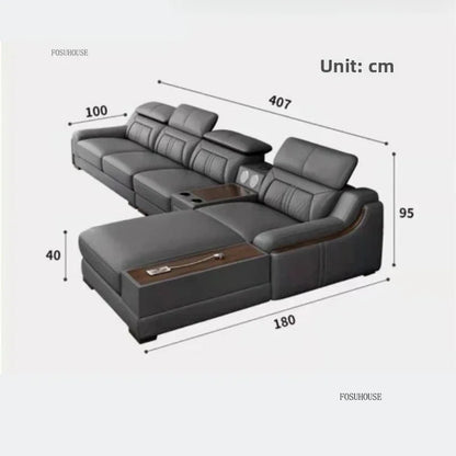 Modern Living Room Sofa Combination Light Luxury Chaise Lounges Design Sofas Living Room Personality Home Furniture