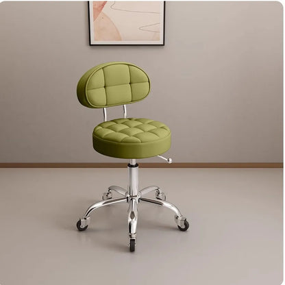 Big work stool hair cutting chair rotating lifting round stool pulley hair salon special beauty stool