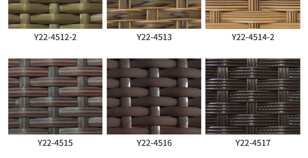 Outdoor sofa combination garden terrace leisure rattan circular courtyard outdoor open-air rattan chair sun room rattan sofa