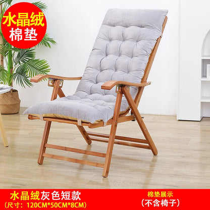 Thickened Chair Pad Backrest Pillow Foldable Bed Headboard Pillow Detachable Washable Modern Simple Style for Autumn And Winter