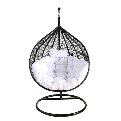 Factory Cheap Custom Fashion Outdoor Furniture Garden Modern Hammock Patio Swing Balcony Chair Woven Rattan Egg Chair With Stand