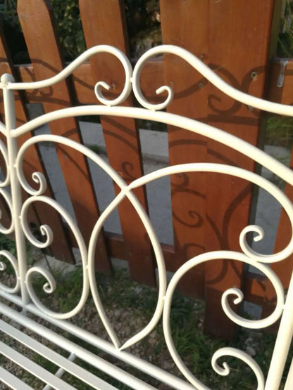 Foreign trade tail order clearance picking up leaks European backrest double chair outdoor courtyard leisure balcony bench park