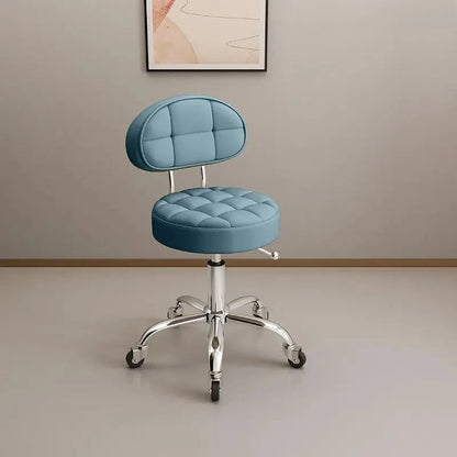 Adjustable Nail, Makeup, Hairdressing Shop, Student Stool, Beauty Salon Special Stool, Roller Bar Chair