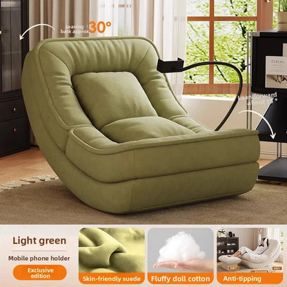Moon Kennel Rocking Chair Reclining Chair Adults Sleeping Lazy Sofa Chair Balcony Home Lounge Chair
