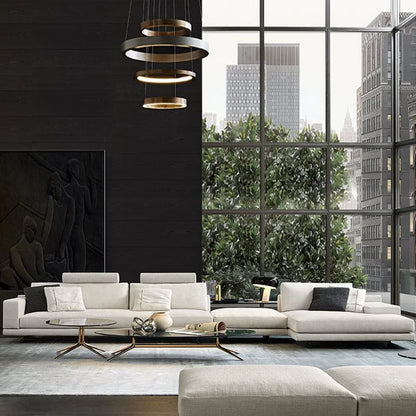 Modern Italian Designer Sofa Set Furniture Fabric U Shape Couch Living Room Sofas Sectional Living Room Furniture Sofa Set Salas