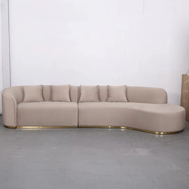 White Modern Couch Living Room 3 Seater Relax Sofas Furniture Modernos Boucle Living Room Luxury Modular Curved Sofa for Home