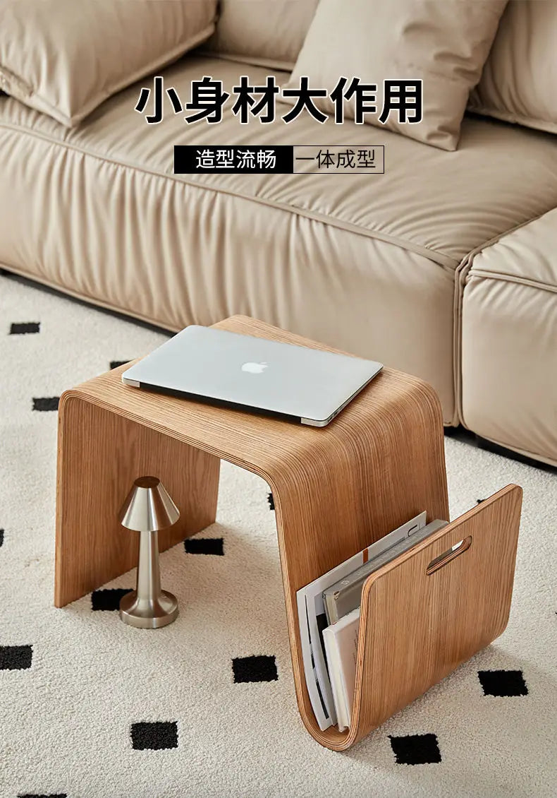 New N-Shaped Coffee Table: Nordic Creative Solid Wood Living Room Sofa Side Table, Bedroom Corner Table & Balcony Coffee Table