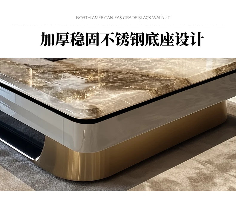 Design Simple Coffee Table Clear Italian Hardcover Floor Coffee Table Glam Unique Wohnzimmer Tisch Home Furniture Accessories