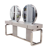 Double-sided mirror table for tgf barber shop, special for dyeing and ironing double-sided mirror hair salon for hair salon