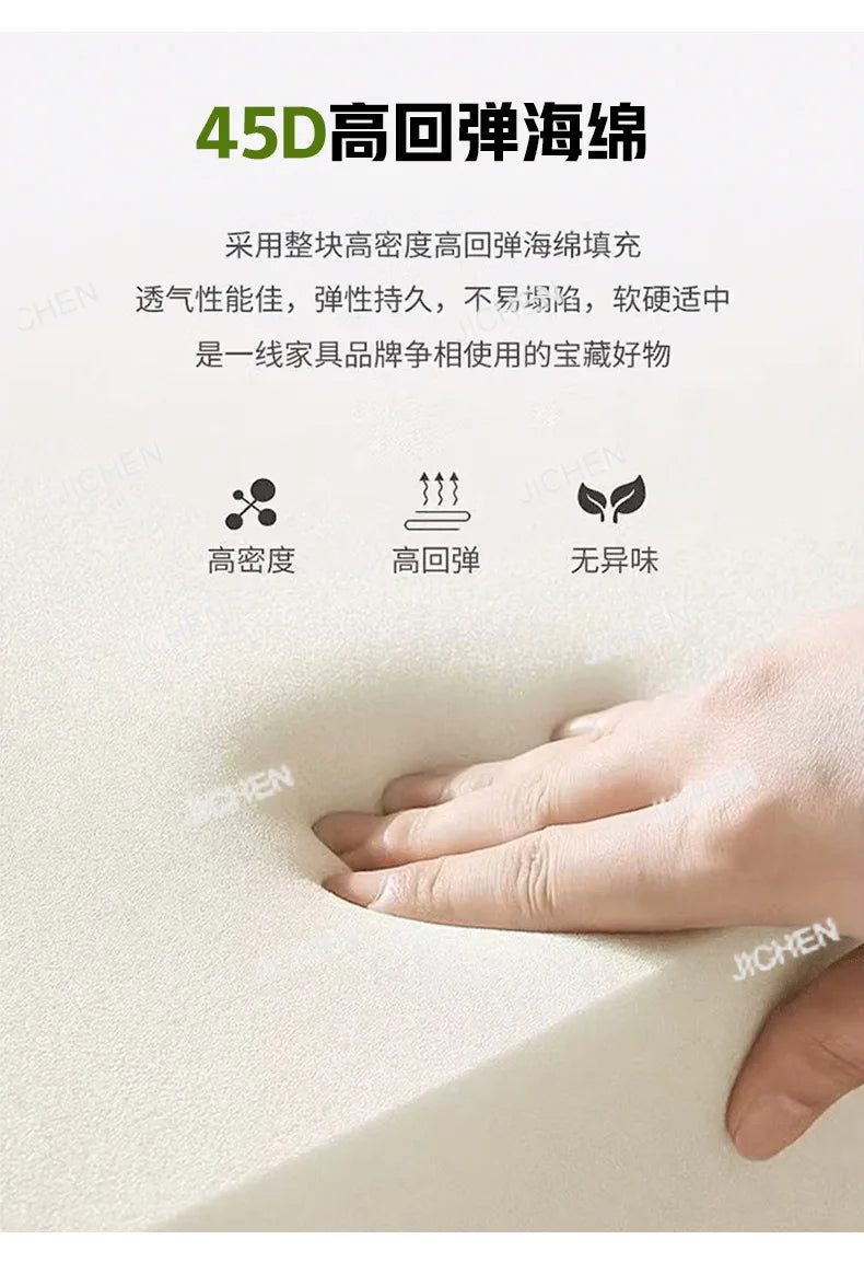 XJQC Living Room Compression Sofa Corduroy Combination Module Modular L-shaped Multifunctional Boneless Compression Sofa Chair