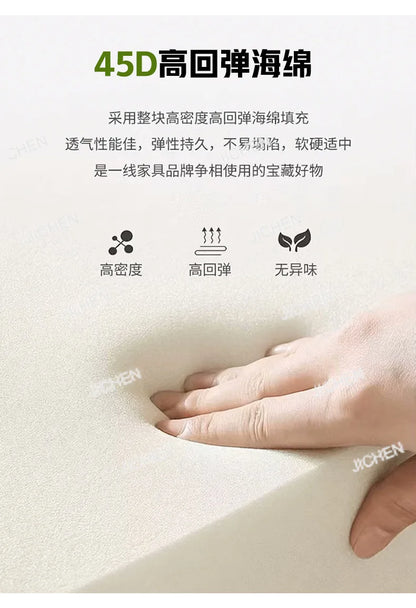 XJQC Living Room Compression Sofa Corduroy Combination Module Modular L-shaped Multifunctional Boneless Compression Sofa Chair