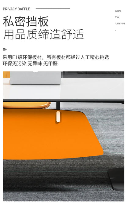 Minimalist Atmosphere Office Desk Computer High Single Fashionable Office Desk Irregular Office Furniture Der Schreibtisch XYOD
