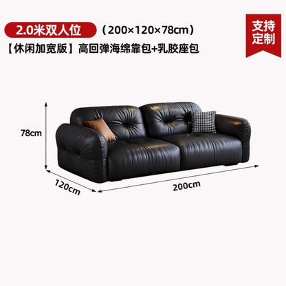 200 220 240 260 280 300 320 340 360 380 400 cm Luxury cowhide genuine leather sofa couch living room sofas Armchair furniture