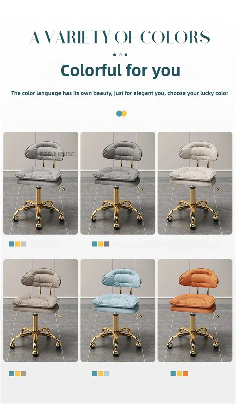 Italian Professional Barber Chairs for Beauty Salon Furniture Barber Chair Minimalist Lift Backrest Salon Chair for Hair Stylist
