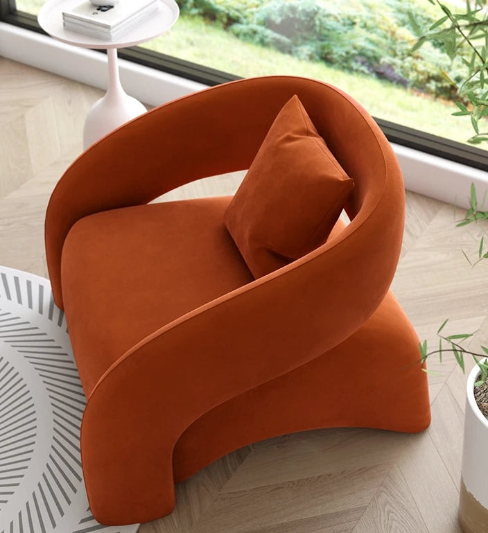 Living Room Lazy Single Sofa Leisure Balcony Chair Small House Lazy Chair