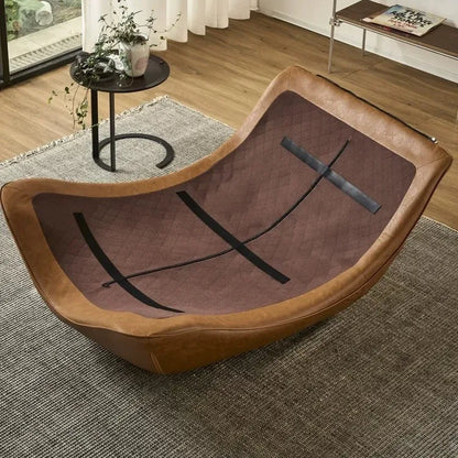 Italian minimalist living room couple double sofa recliner advanced reclining sleeping lazy sofa down