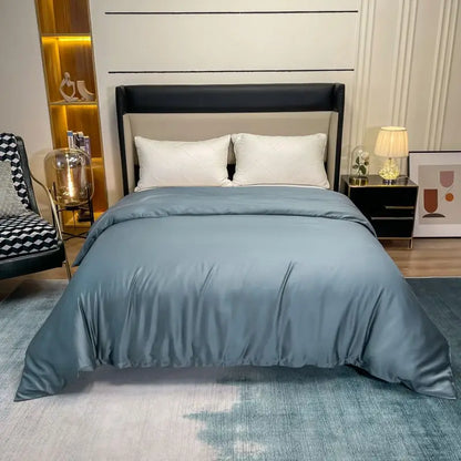 New Silk Duvet Cover Solid Color Mulberry Silk Quilt Cover Multi-Size Quilt Cover Single Double Bed Quilt Cover 230x260cm