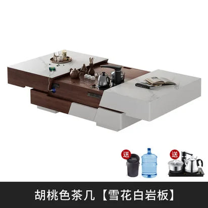 Clear Simple Adjustable Coffee Table Multi Function Lifting Living Room Side Table Modern Design Mesa Auxiliar Home Furniture