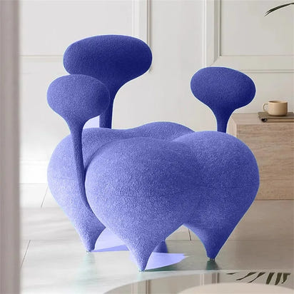 Creative Design Chair Modern Luxury Single Sofa Chair Home Living Room Bedroom Balcony Home Decor Accessories Leisure Chair