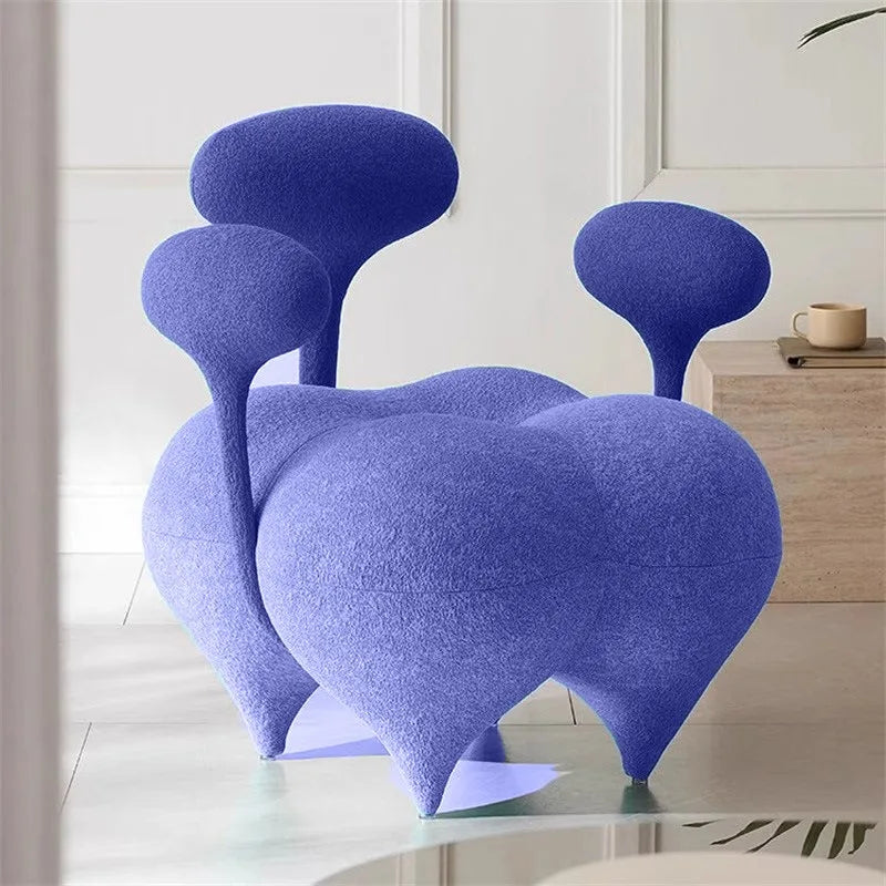 Creative Design Chair Modern Luxury Single Sofa Chair Home Living Room Bedroom Balcony Home Decor Accessories Leisure Chair