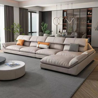 Nordic leave-in light luxury technology cloth sofa modern simple living room fabric latex minimalist sofa