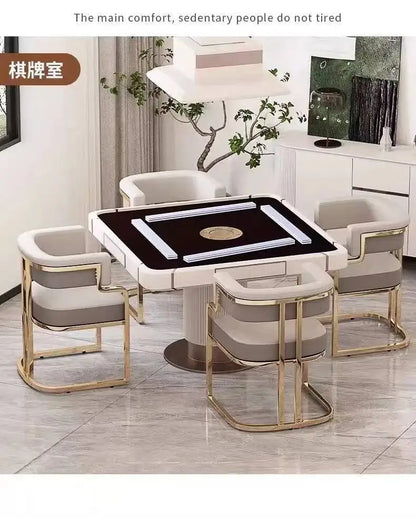 Luxury Dining Chairs Hotel Sales Office Receives Mahjong Sofa Chairs To Discuss Makeup Chairs in Nail Shops Velvet Bar Stool Hig