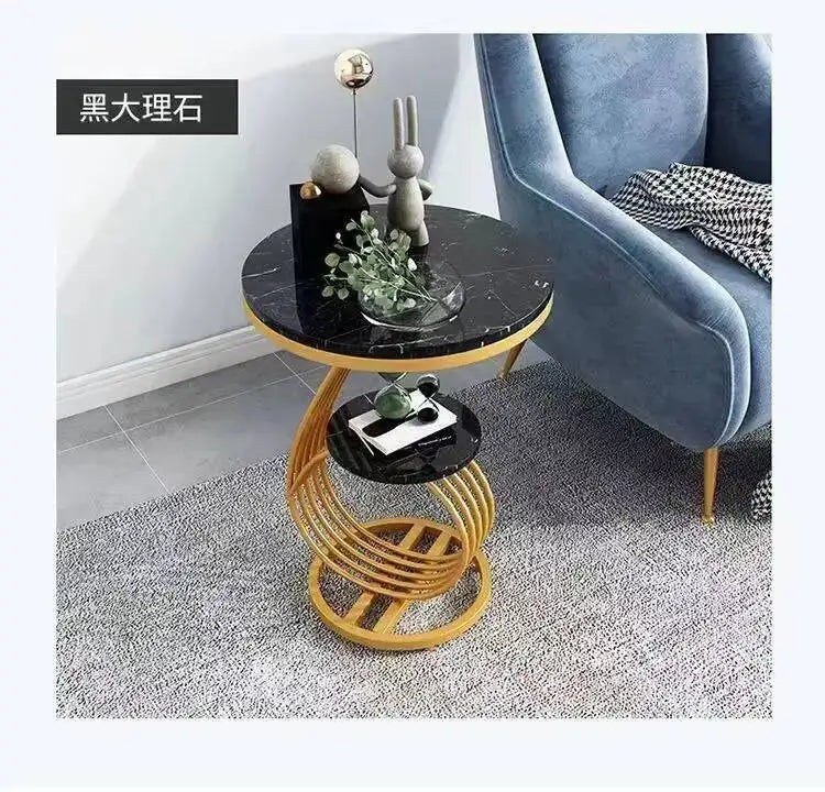 Nordic Round Coffee Tables Books Big Luxury Gold Nordic Hall Side Coffee Table Bedside Dressing Mesitas De Noche Home Furniture