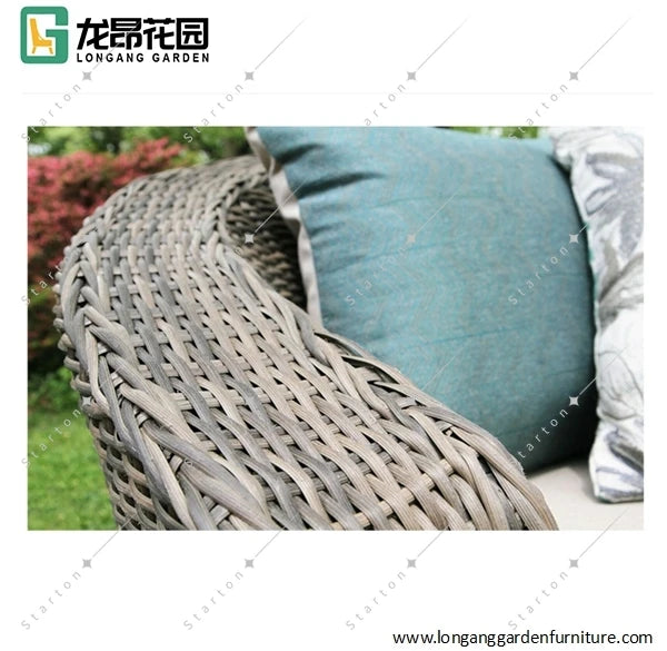 Aluminum Outdoor Garden Chair Rattan Furniture Set Rope Furniture Set Garden Sectional Sofa Set