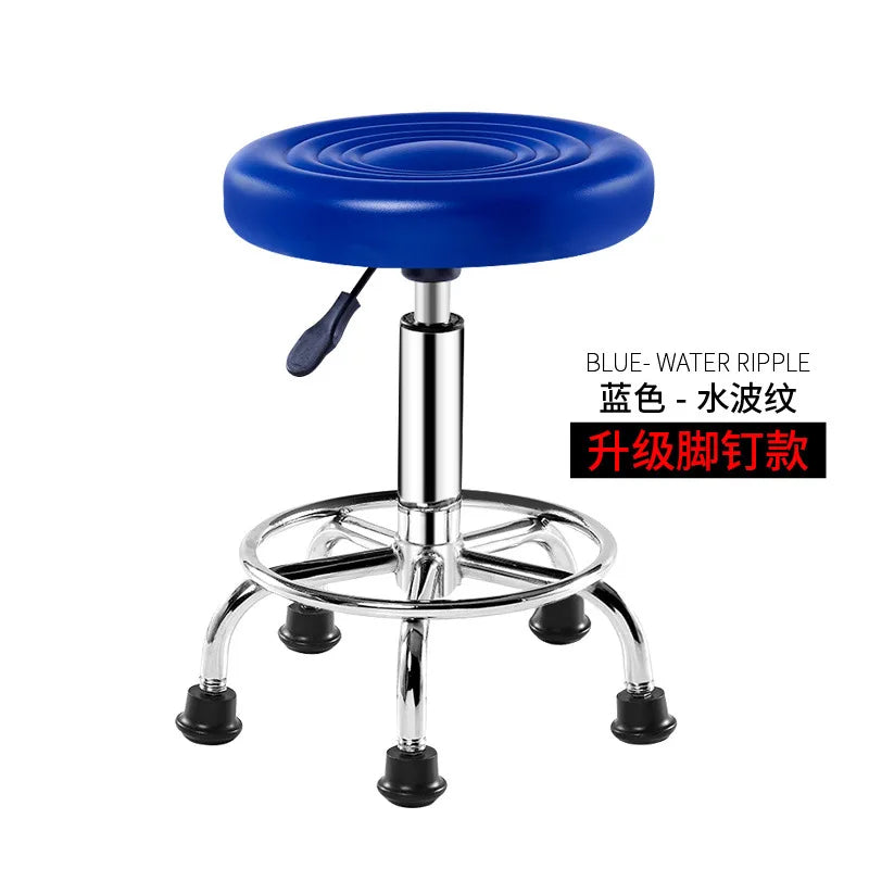 Bar Chair Bar Chair Stool Stool Haircut Chair Rotating Lifting Round Stool Backrest Pulley Chair Large Work Stool Supply