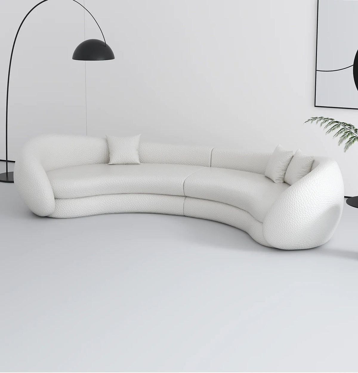 JJJJMinimalist Curved Sofa Sitting Area Reception Creative Sofa