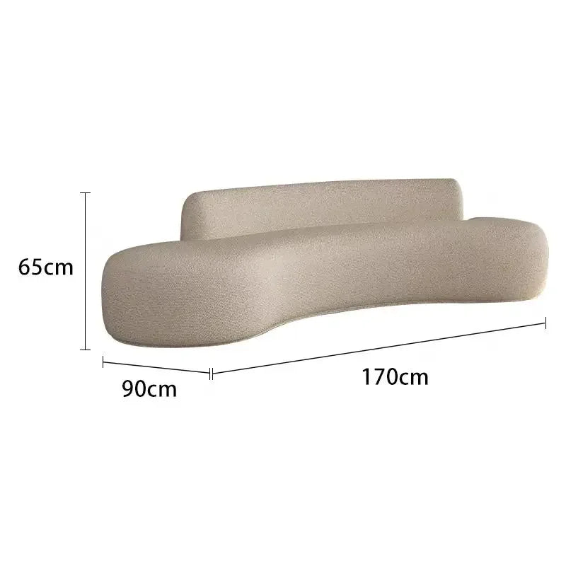 # Hot Minimalist Luxury Para Sala Three-Seat Sofa Set Furniture White Juego De SofasCouch Living Room Corner Boucle Curved Sofa