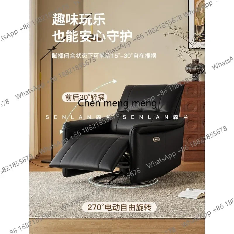 M85 Italian electric lazy sofa living room leisure rocking chair multi-functional single rotating recliner