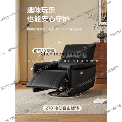 M85 Italian electric lazy sofa living room leisure rocking chair multi-functional single rotating recliner