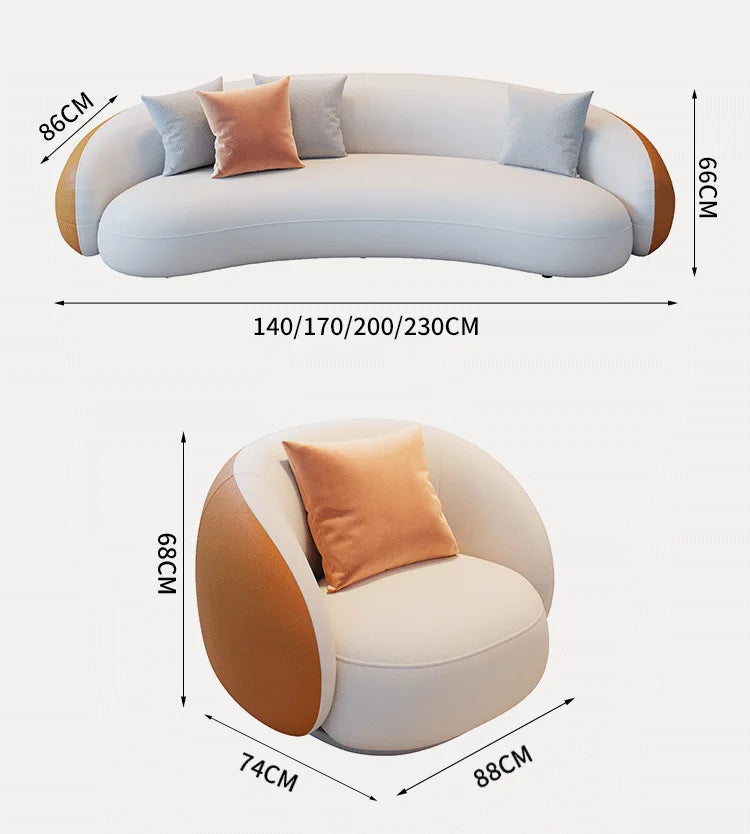 Modern Simple Sofa France Leisure High Quality Designer Decor Adult Salon Sofas Creative Comfortable Muebles Home Furniture