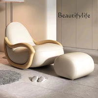 Italian Support Living Room Chairs Simple White Lazy Designer Recliner Chairs Armchair Sofa Comfy Fauteuil Salon Home Furnitur