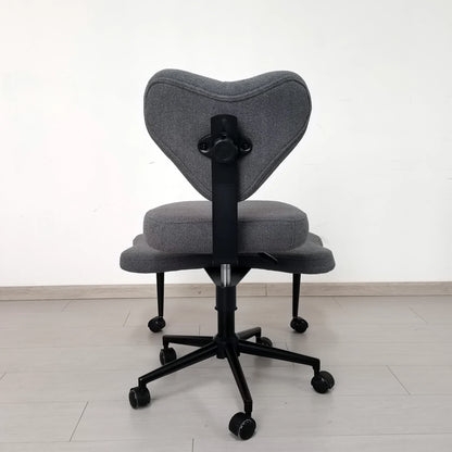 Cross Legged Chair - Meditation Chair With Wheels  ADHD Chair Height Adjustable Seat  Adjustable Footstool