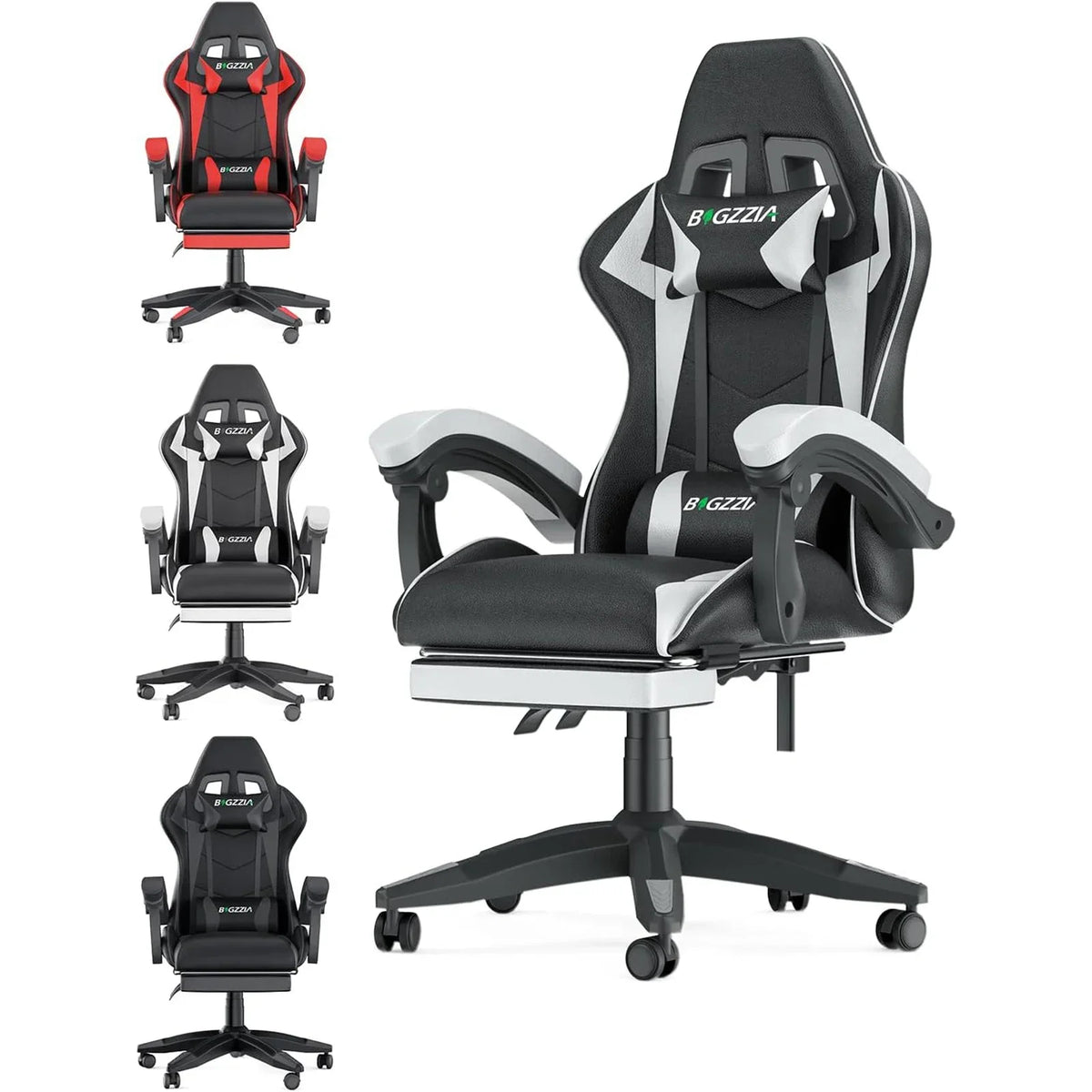 Ergonomic With Lumbar Gaming Chair With Footrest Gamer Chairs Cushion Headrest Silla Gamer Cadeira Computer Office Chair