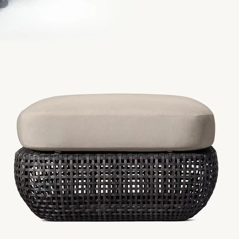 -Modern All-Weather Wicker Garden Furniture Set Aluminum Frame Patio Sofas for Hotel Leisure Use