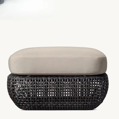 -Modern All-Weather Wicker Garden Furniture Set Aluminum Frame Patio Sofas for Hotel Leisure Use