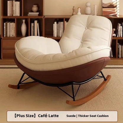 Nordic-style rocking chairs, chairs for rest, balconies, living rooms, leisure, lazy sofas, adult light stools, penguin chairs